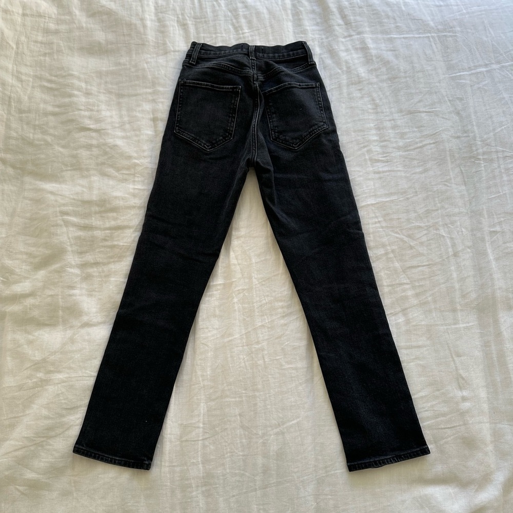 Agolde Riley High Rise Straight Crop Jeans - Picture 2 of 7
